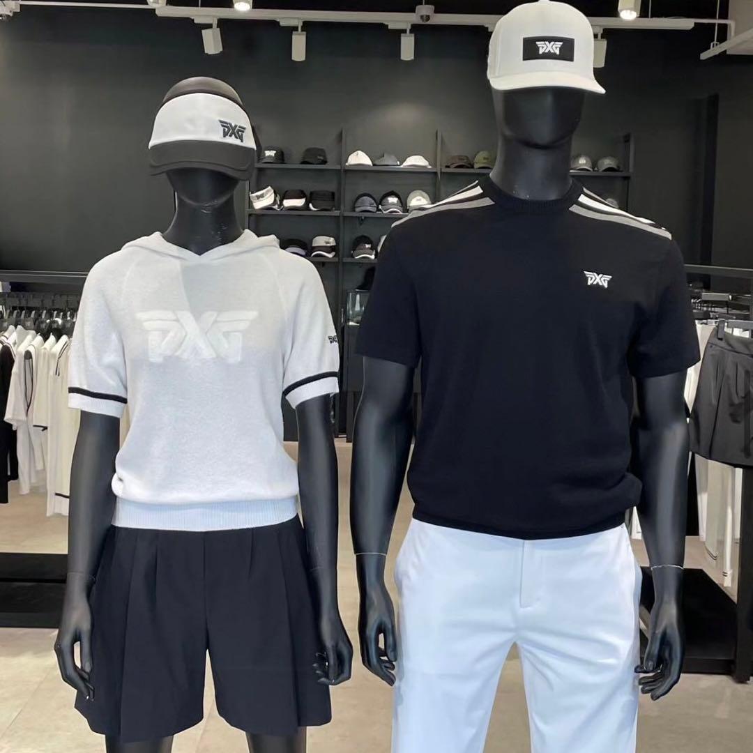 新品未使用 ゴルフ PXG ピーエックスジー メンズ セーター 半袖 Mサイズ