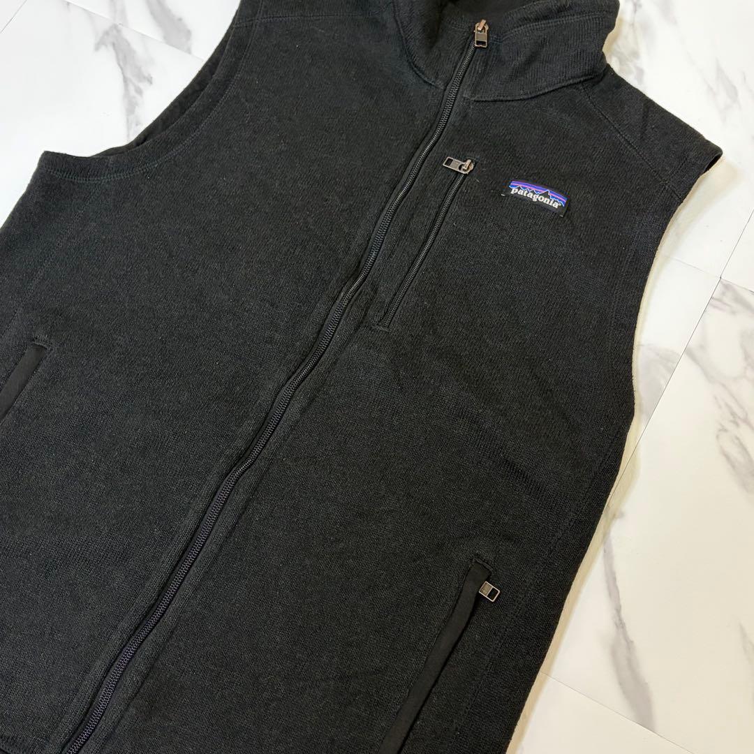 patagonia ベターセーター ベスト M ブラックフルジップ