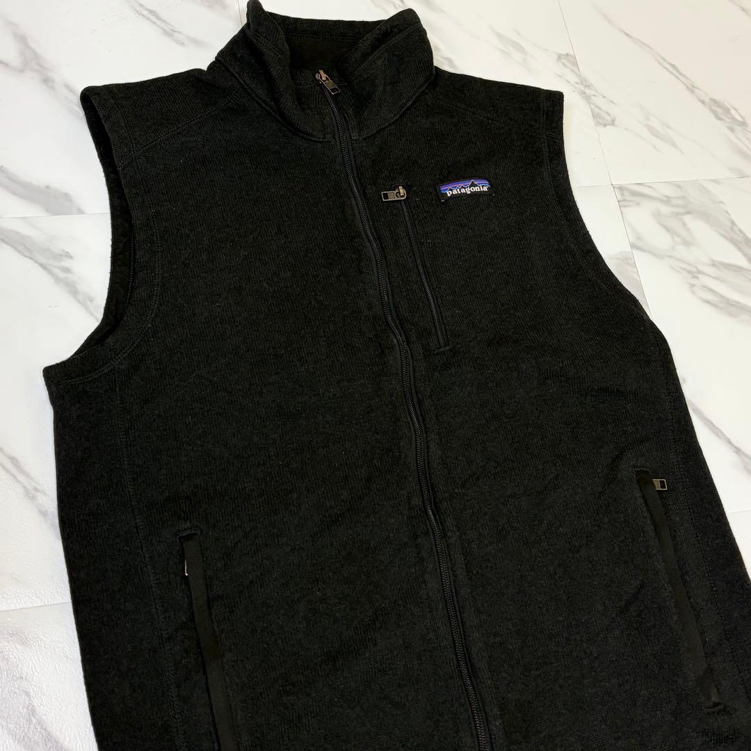 patagonia ベターセーター ベスト M ブラックフルジップ