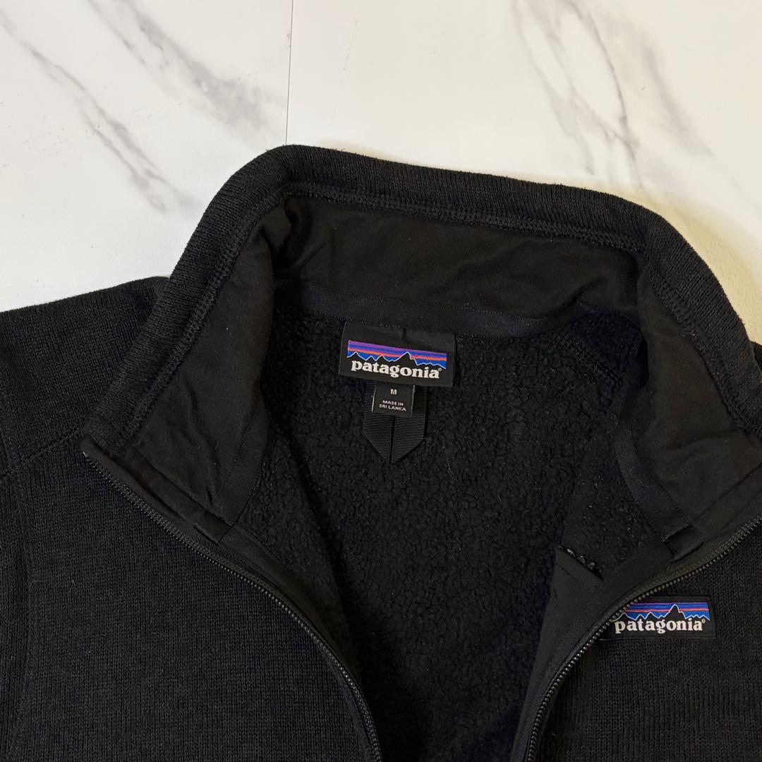 patagonia ベターセーター ベスト M ブラックフルジップ