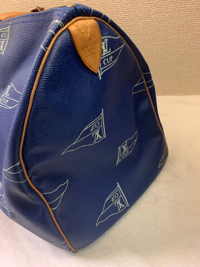 Louis Vuitton ルイ・ヴィトン カップキーポル45 ボストンバッグ青