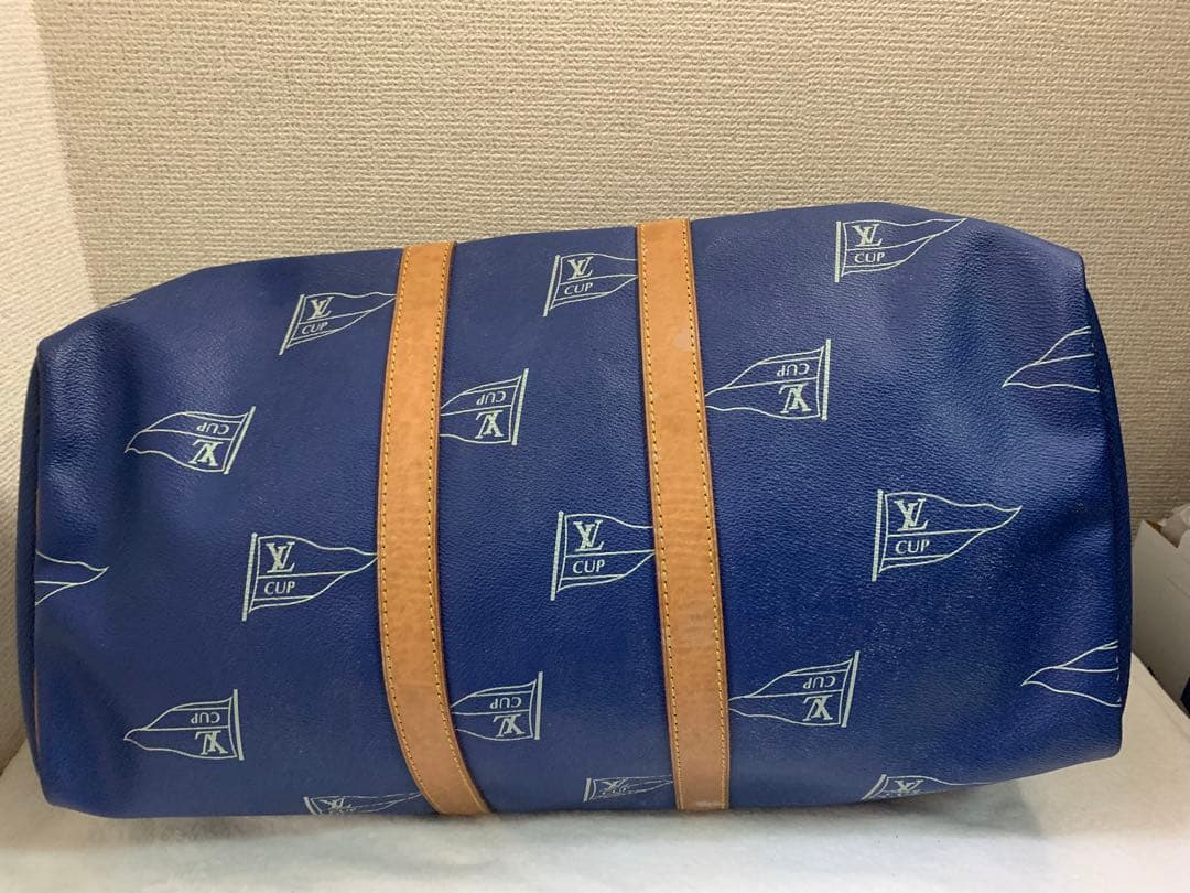 Louis Vuitton ルイ・ヴィトン カップキーポル45 ボストンバッグ青