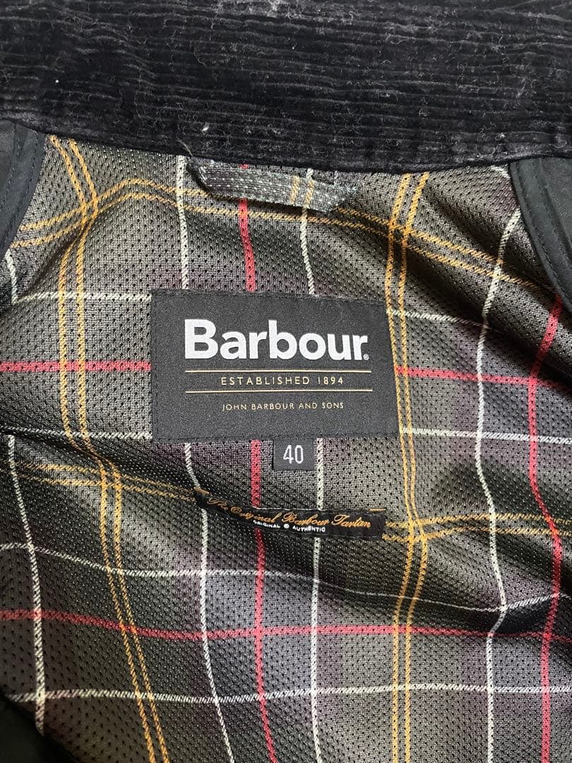 フランダー　Barbour ブラック ジャケット サイズ40