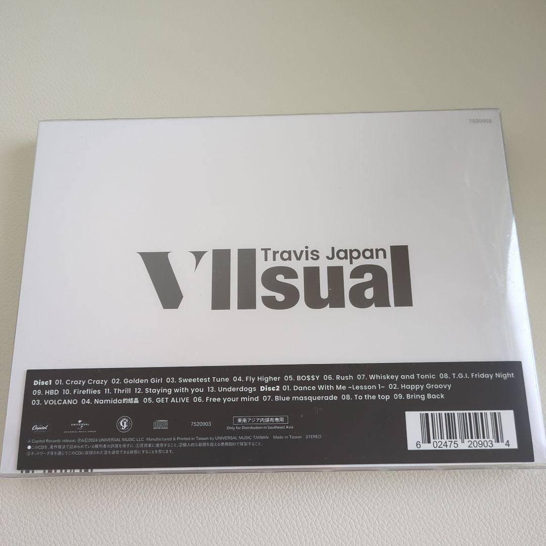 Travis Japan VIIsual CDと特典トレカ（台北公演）ステッカー