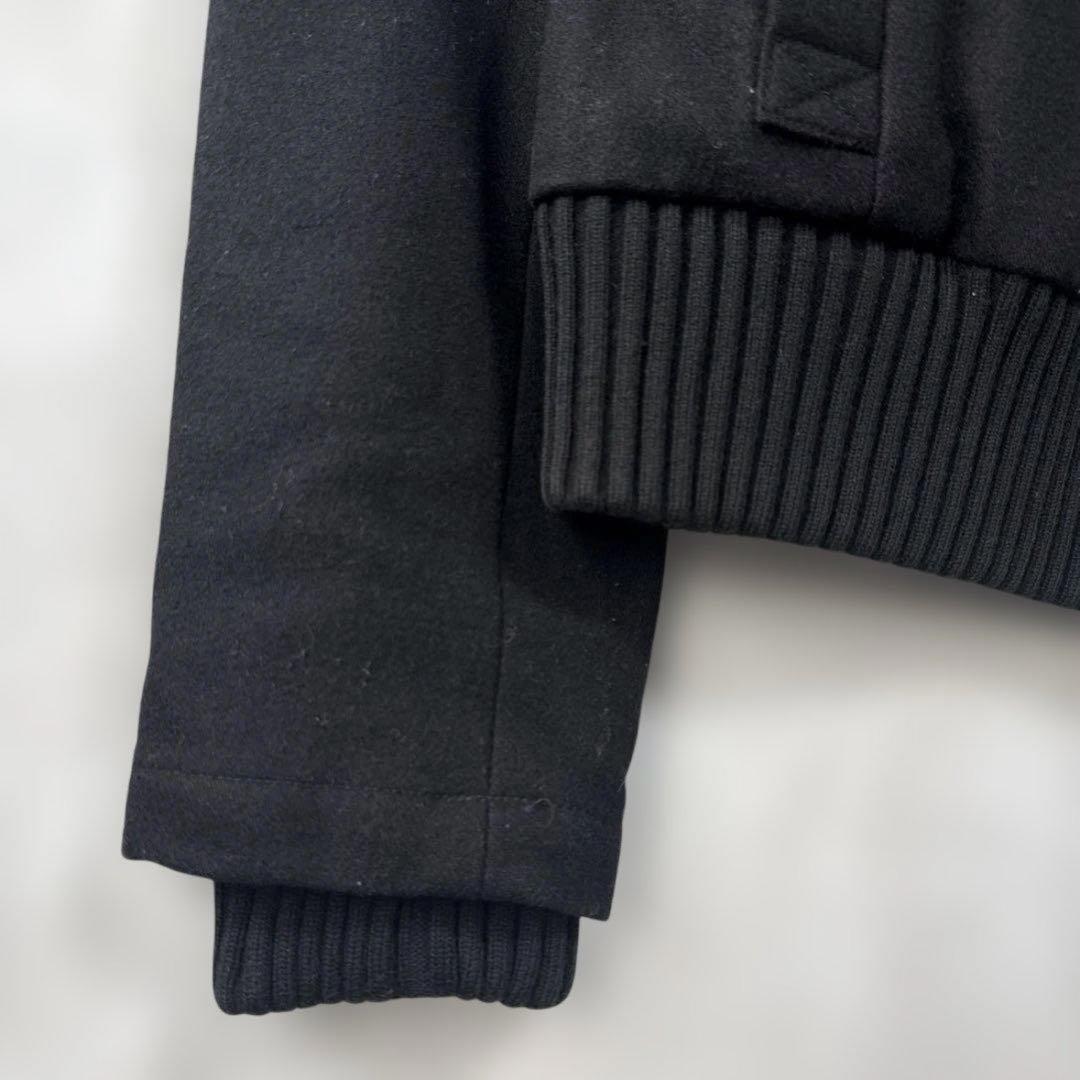 【最終値下げ！】ZARA ブラック ラナウールブルゾンジャケットLサイズ