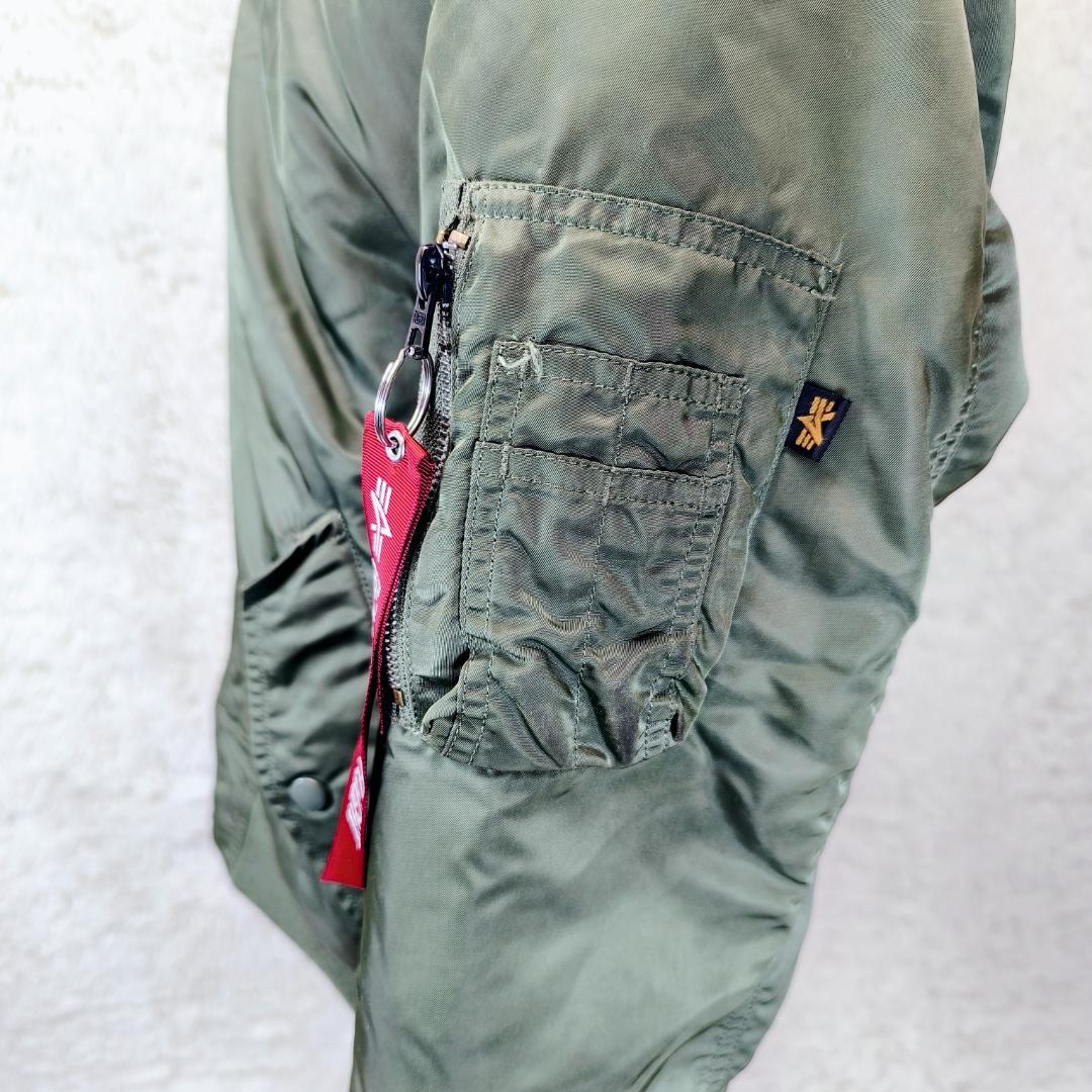 アルファ　インダストリーズ　MA-1　ミリタリー ジャケット　リバーシブル　XL