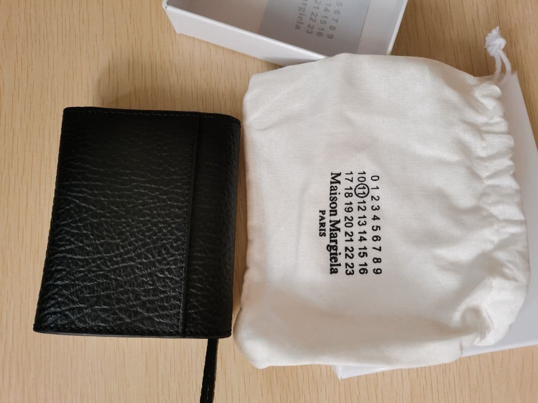 にこ♪様 三つ折り財布 グレインレザー 財布