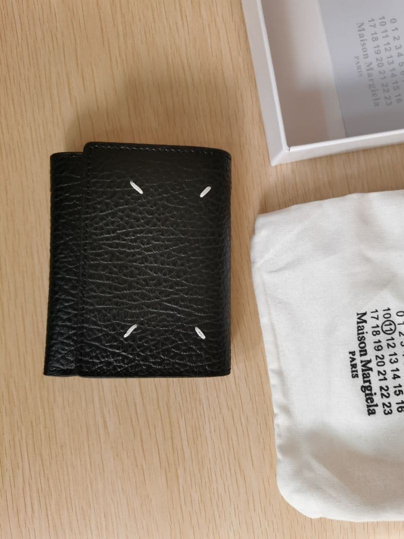 にこ♪様 三つ折り財布 グレインレザー 財布