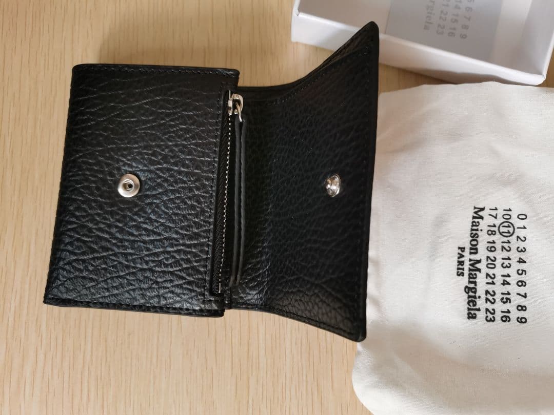 にこ♪様 三つ折り財布 グレインレザー 財布