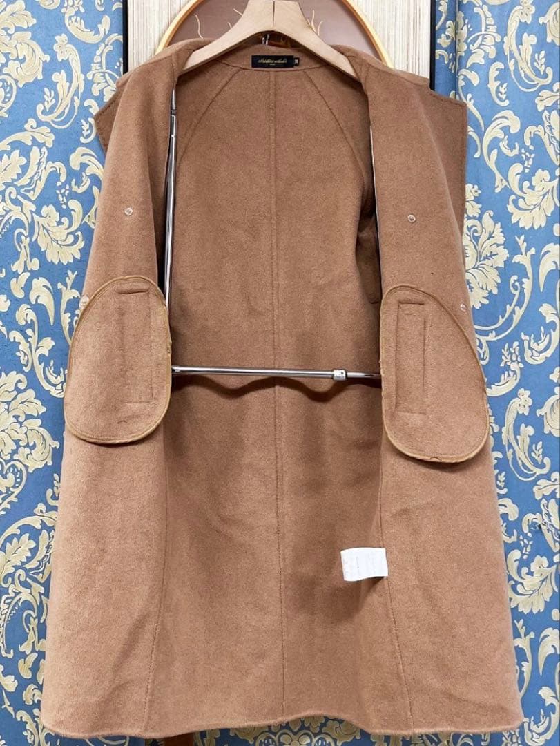 新品Christian milada カシミヤ100％ ロングコート 定価10万