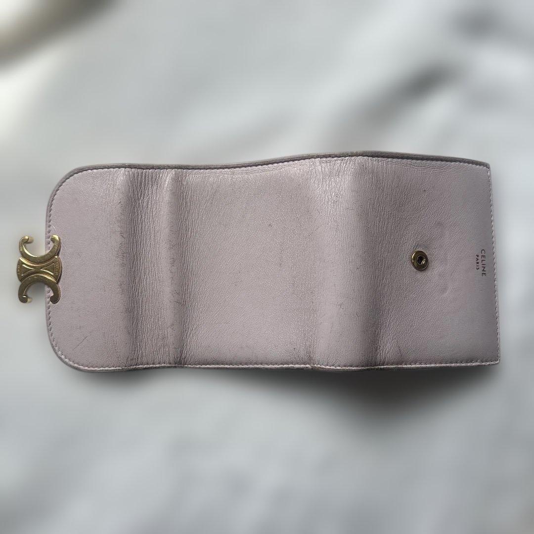 ★*★様 CELINE セリーヌ　三つ折り財布　ピンク