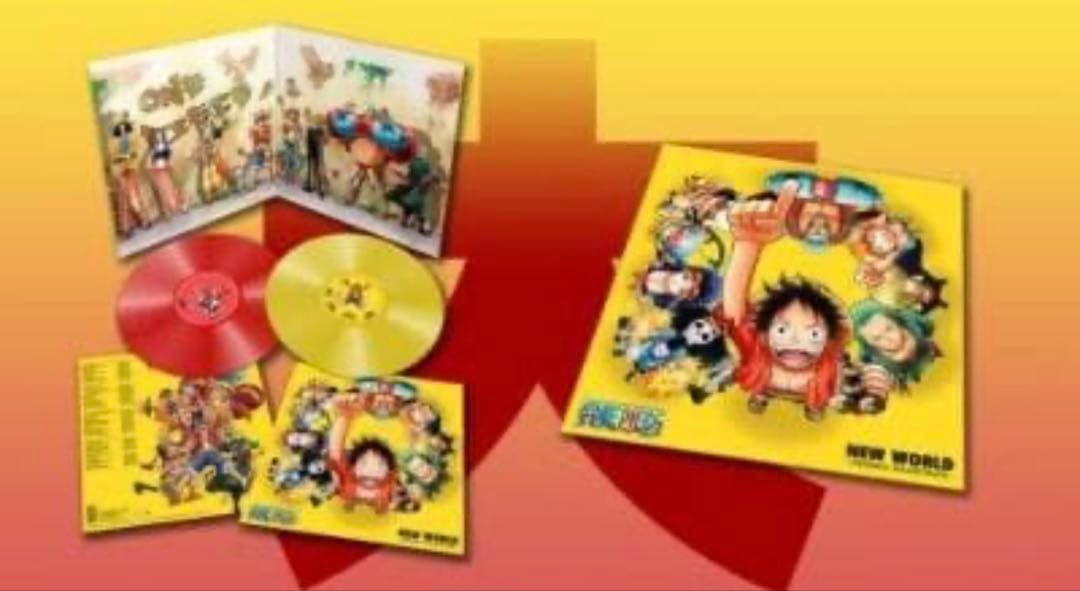 新品 One Piece New World ワンピース レコード 2枚組
