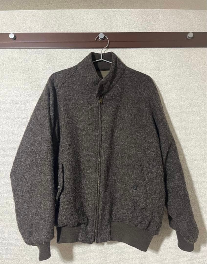 【希少1】A.PRESSE Tweed Harrington Jacket