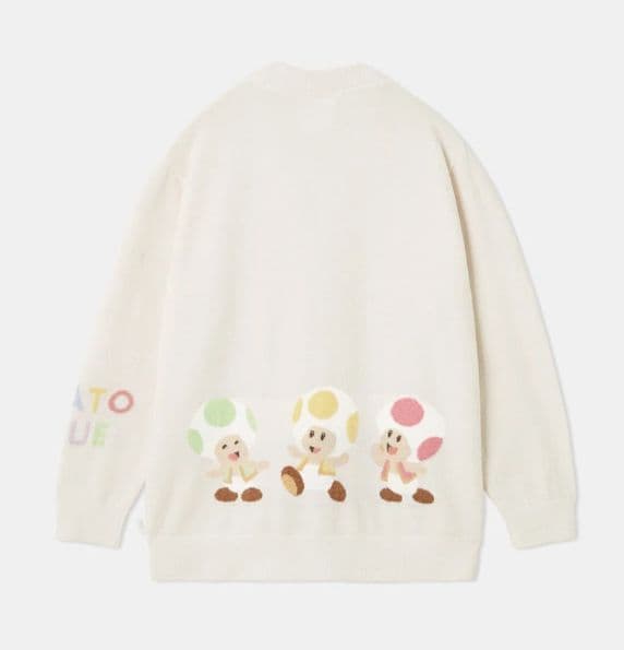 gelatopique キノピオジャガードカーディガン