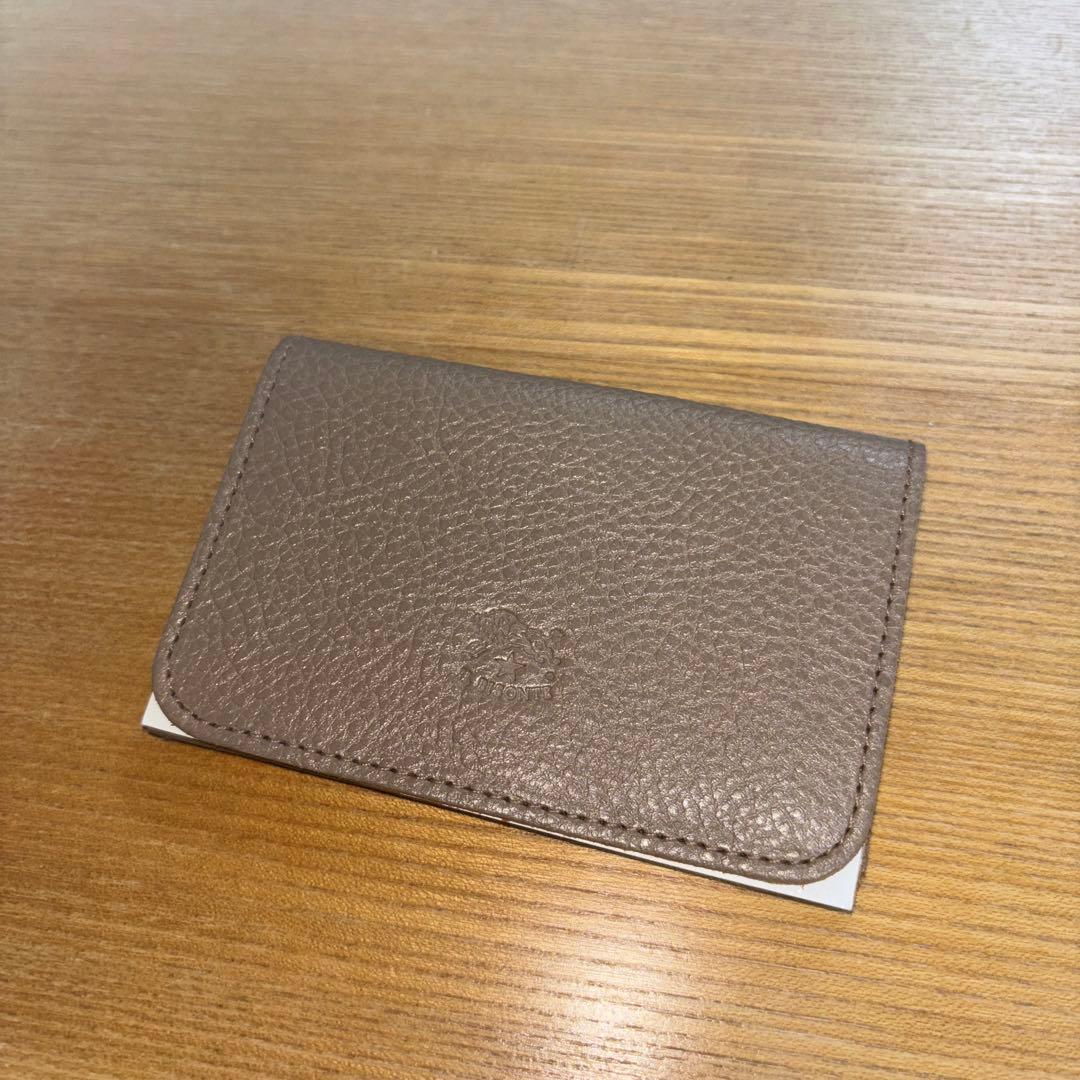 IL BISONTE 名刺入れ グレー