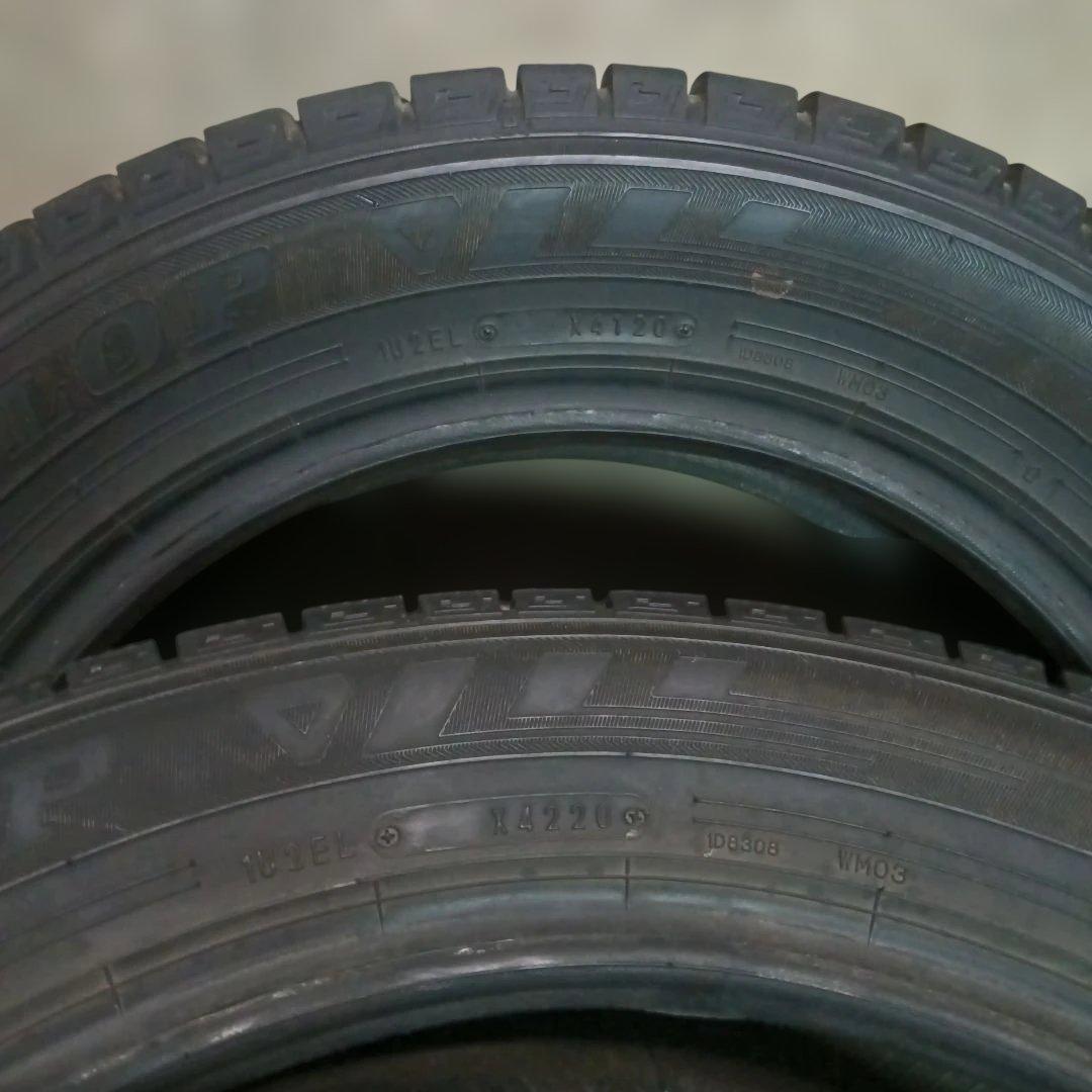 185/60R16 ダンロップWM03 送料無料 まだまだ履けます! 2本