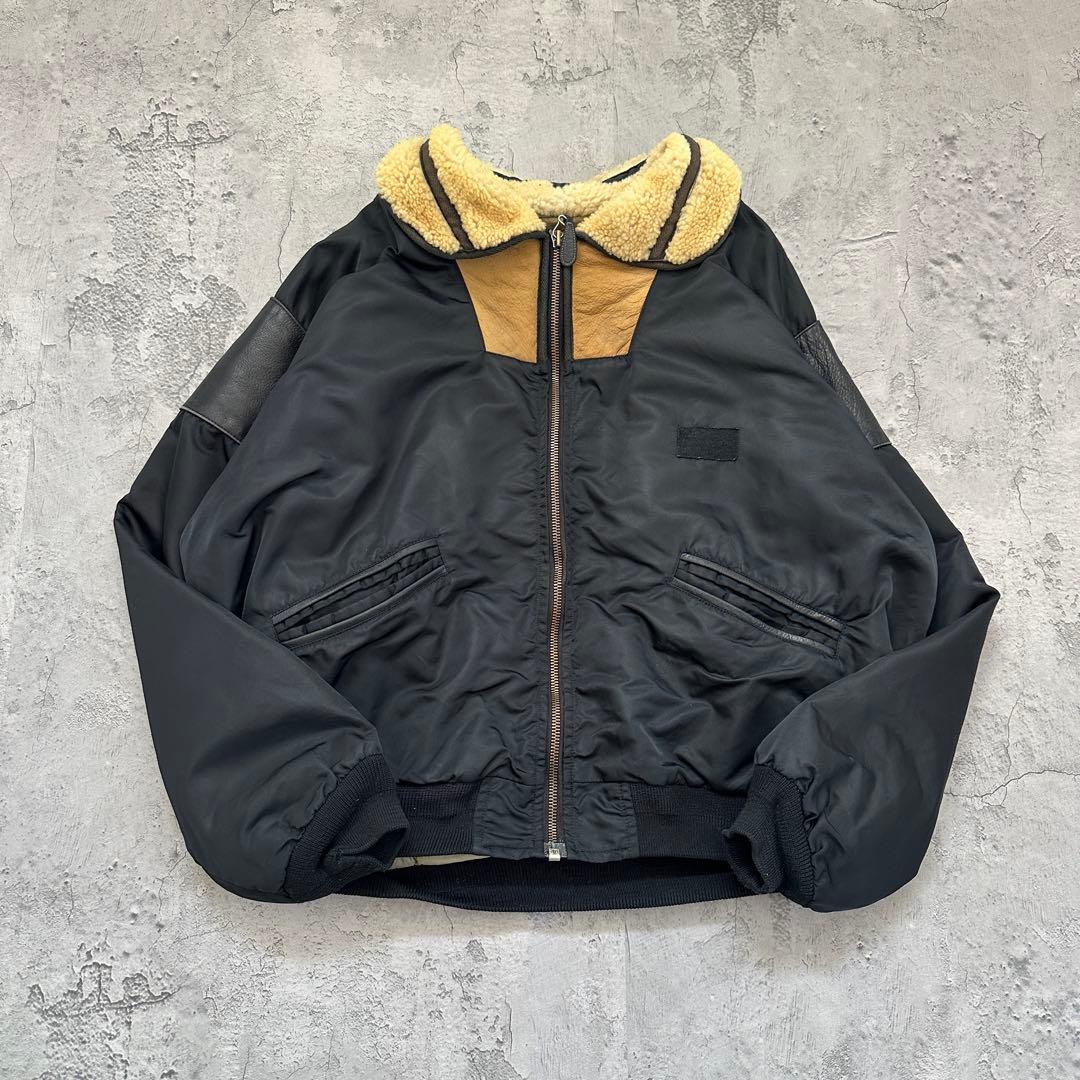 80s CHEVIGNON（XL）フライトジャケット＊フランス軍＊希少＊