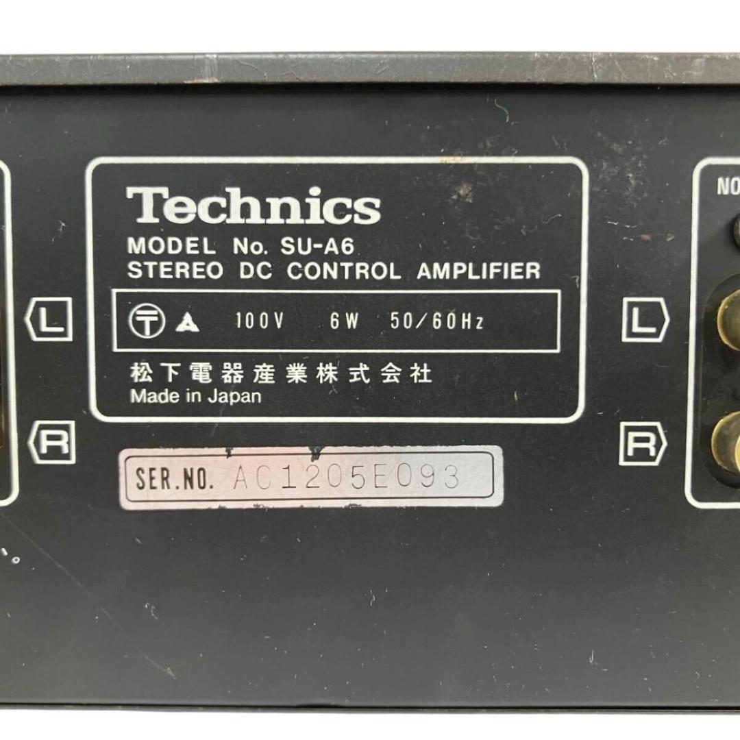 Technics テクニクス SU-A6 ステレオプリアンプ 音響機器