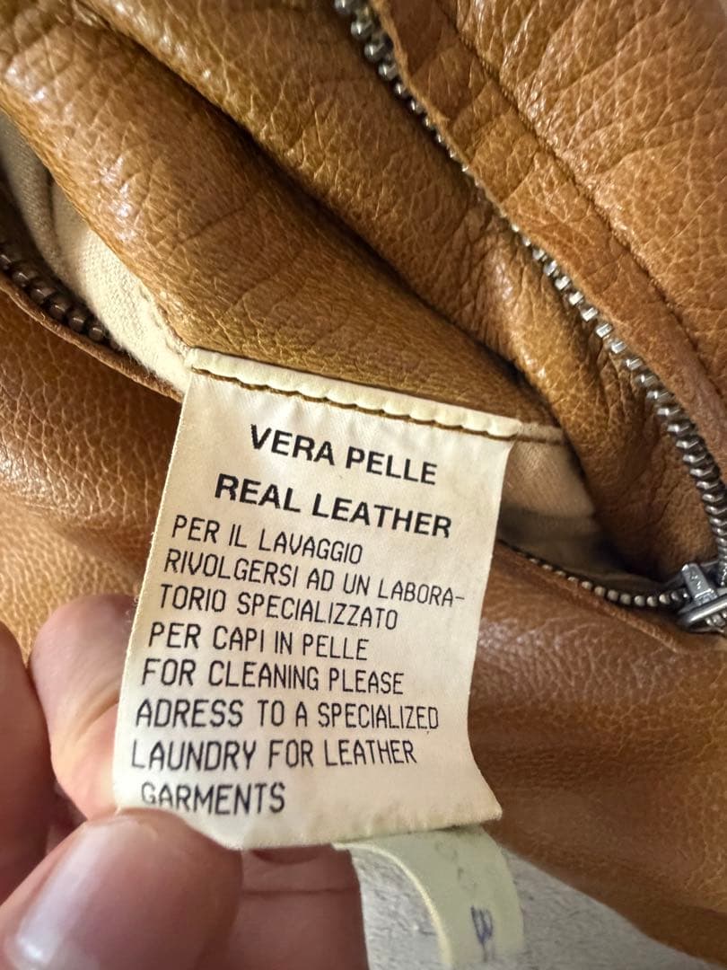 00s DOLCE & GABBANA 本革レザーベスト