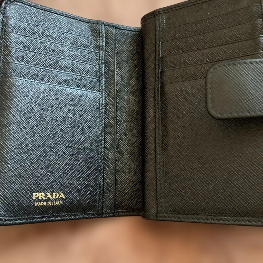 PRADA プラダ　財布　サフィアーノ　2つ折り