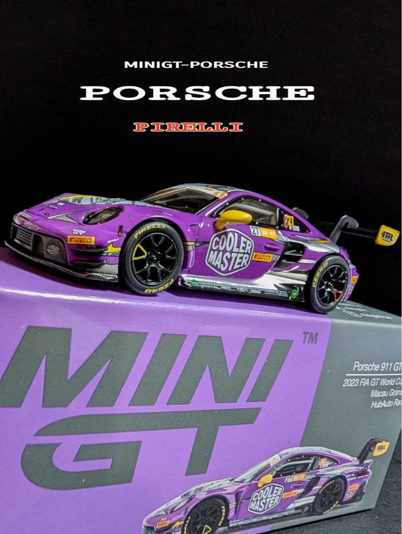 MINIGT ポルシェ 911 GT3 R 164 HudAuto Racing