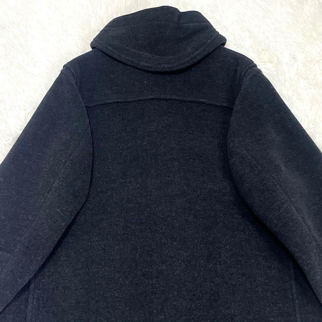 美品 バーバリー　ヘリンボーン ノバチェック　ダッフルコート　グレー　XL