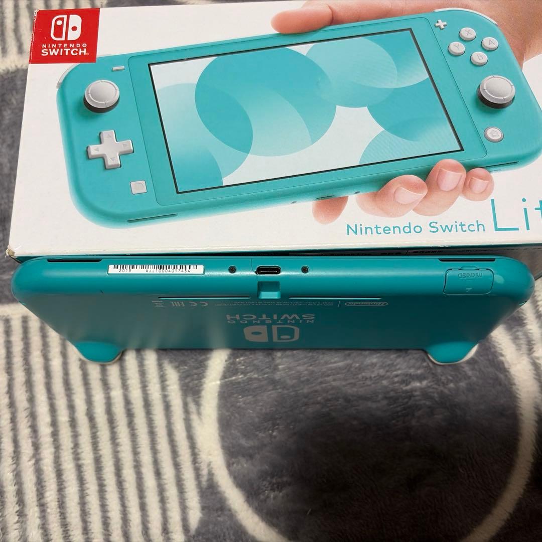 ジャンク品　Nintendo Switch Lite 充電器と箱付き
