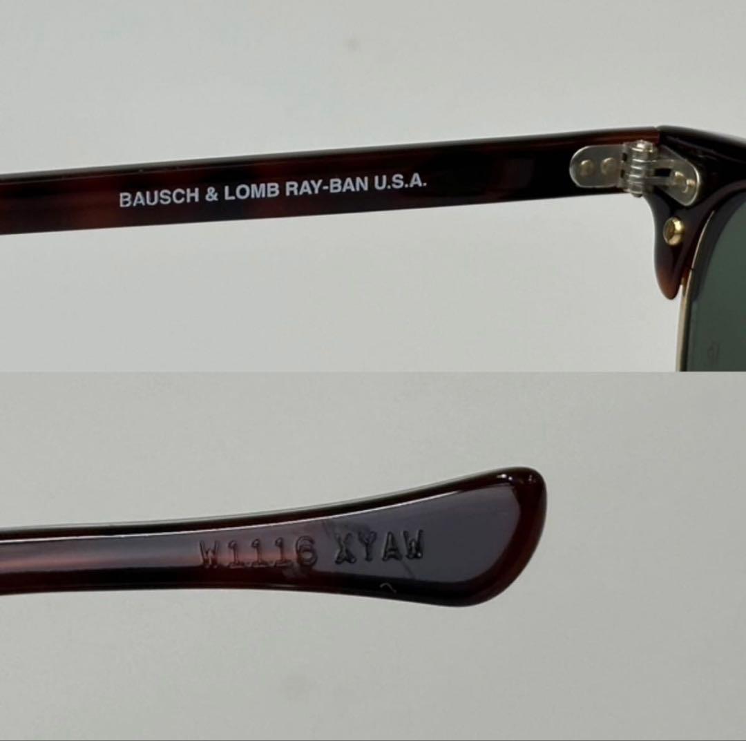 90s B&Lレイバン★クラブマスター2 W1116 ray-ban ボシュロム