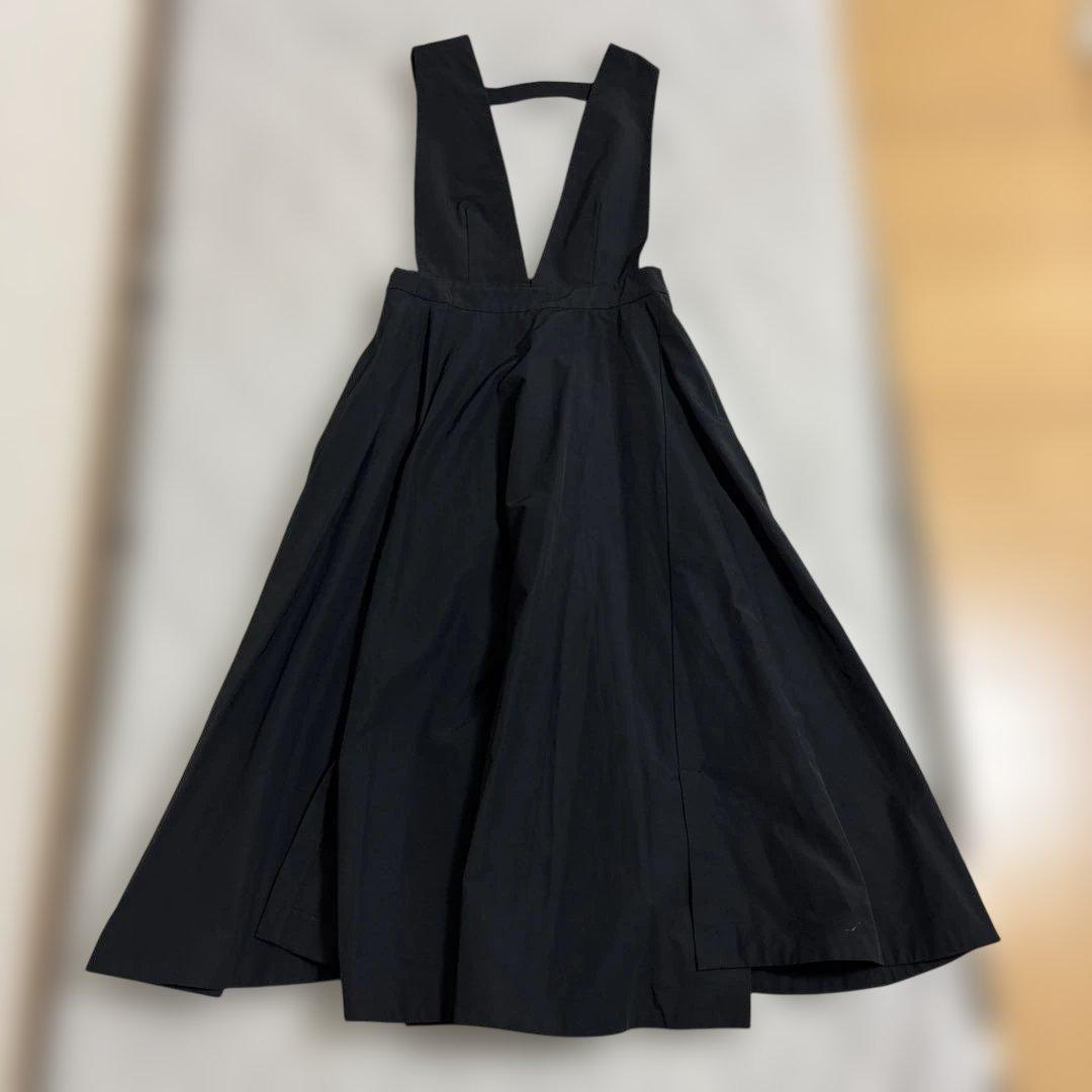 ナゴンスタンス クロス フレアJumper skirt ブラック