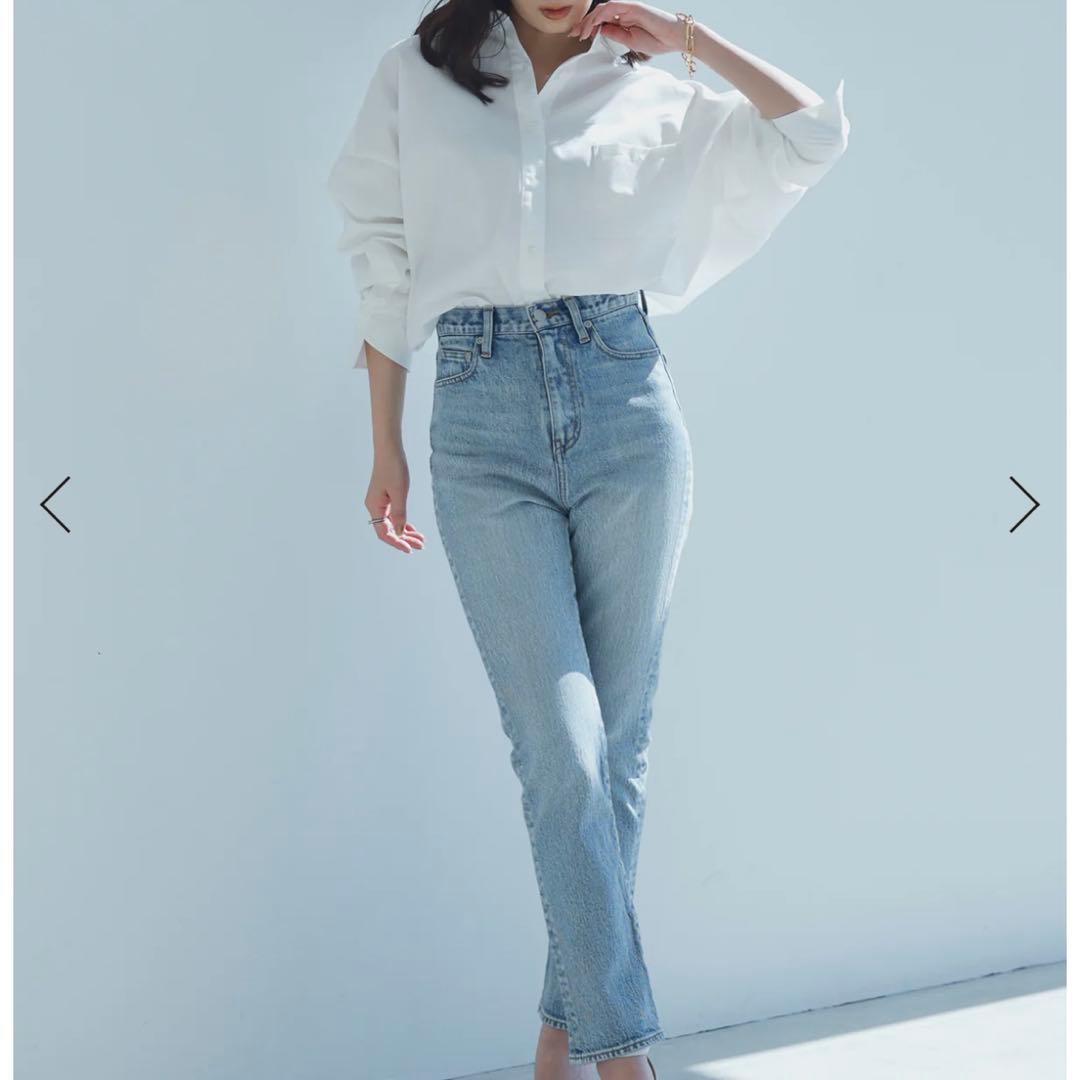 anuansアニュアンス　Slim straight denim