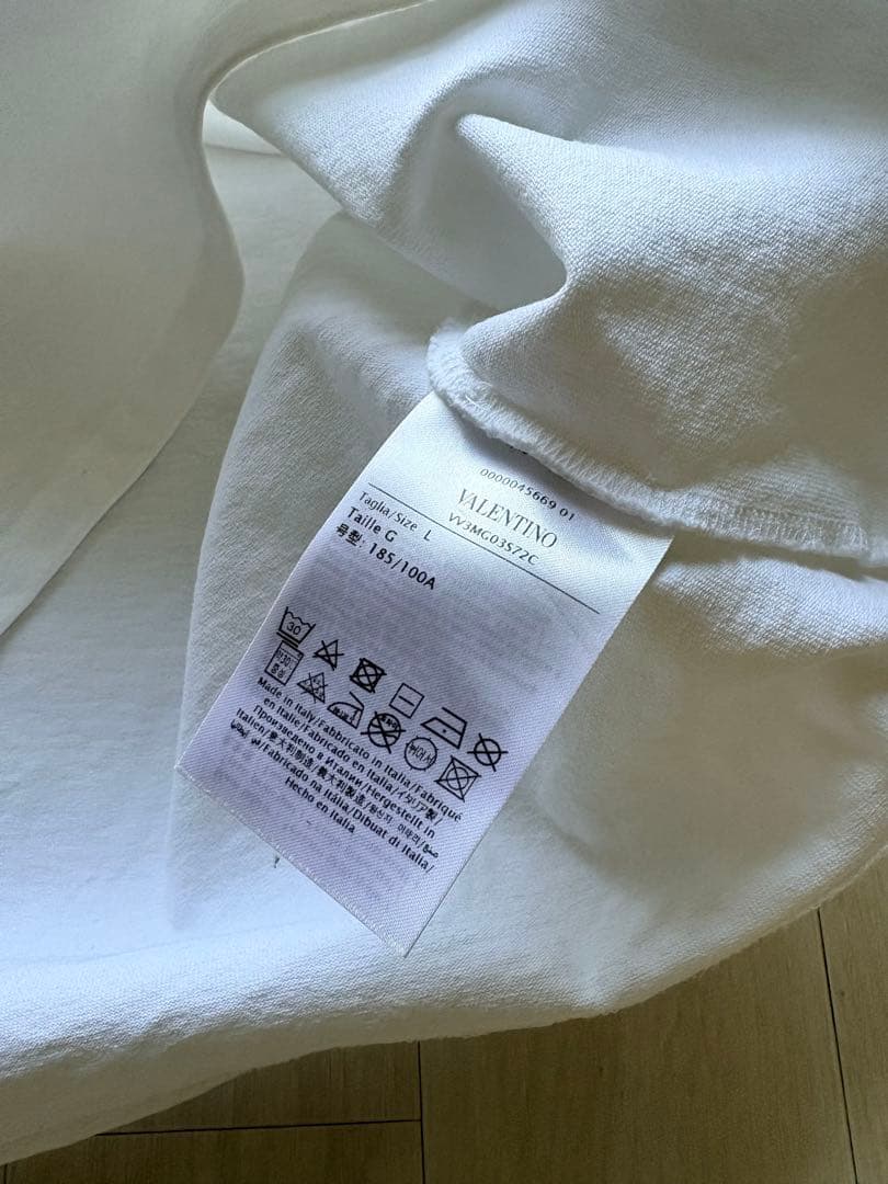 VALENTINO VLTN ヘビーウェイト　ロゴTシャツ