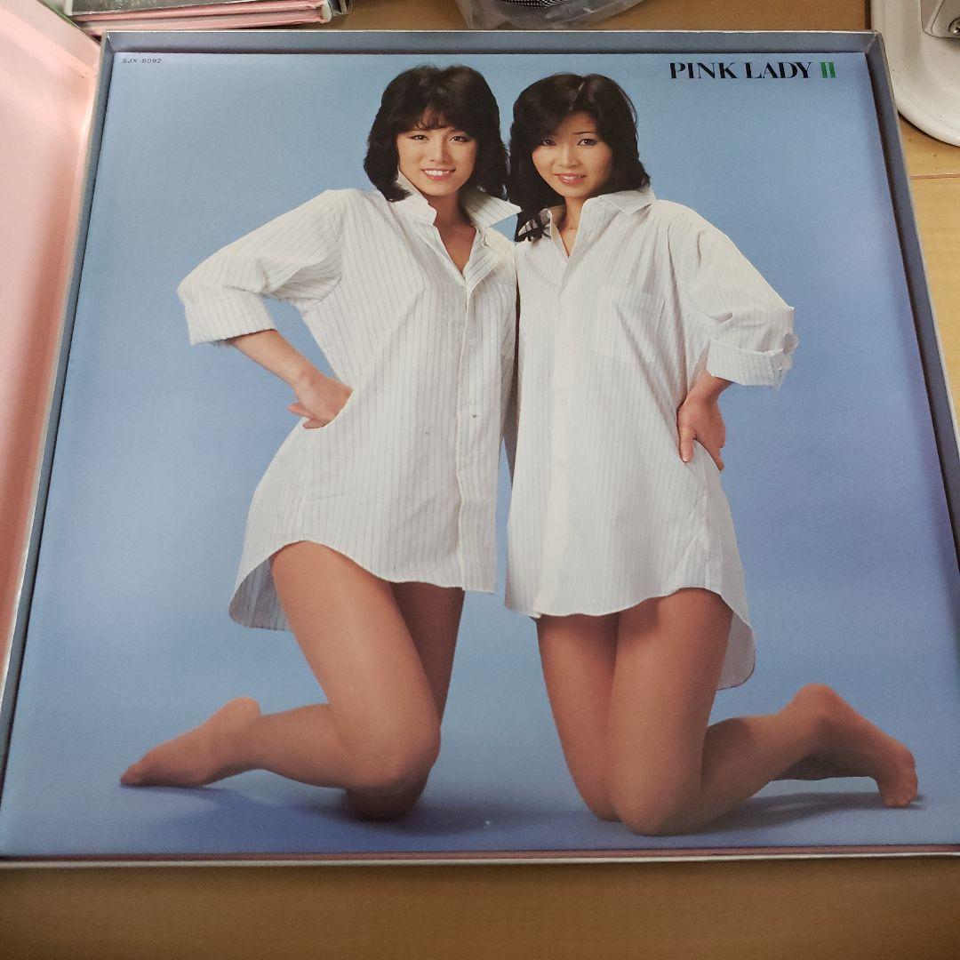 PINK LADY LPレコード 3枚組BOX銀箱