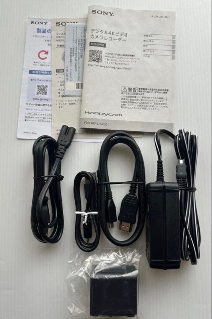 SONY 4Kビデオカメラ FDR-AX60