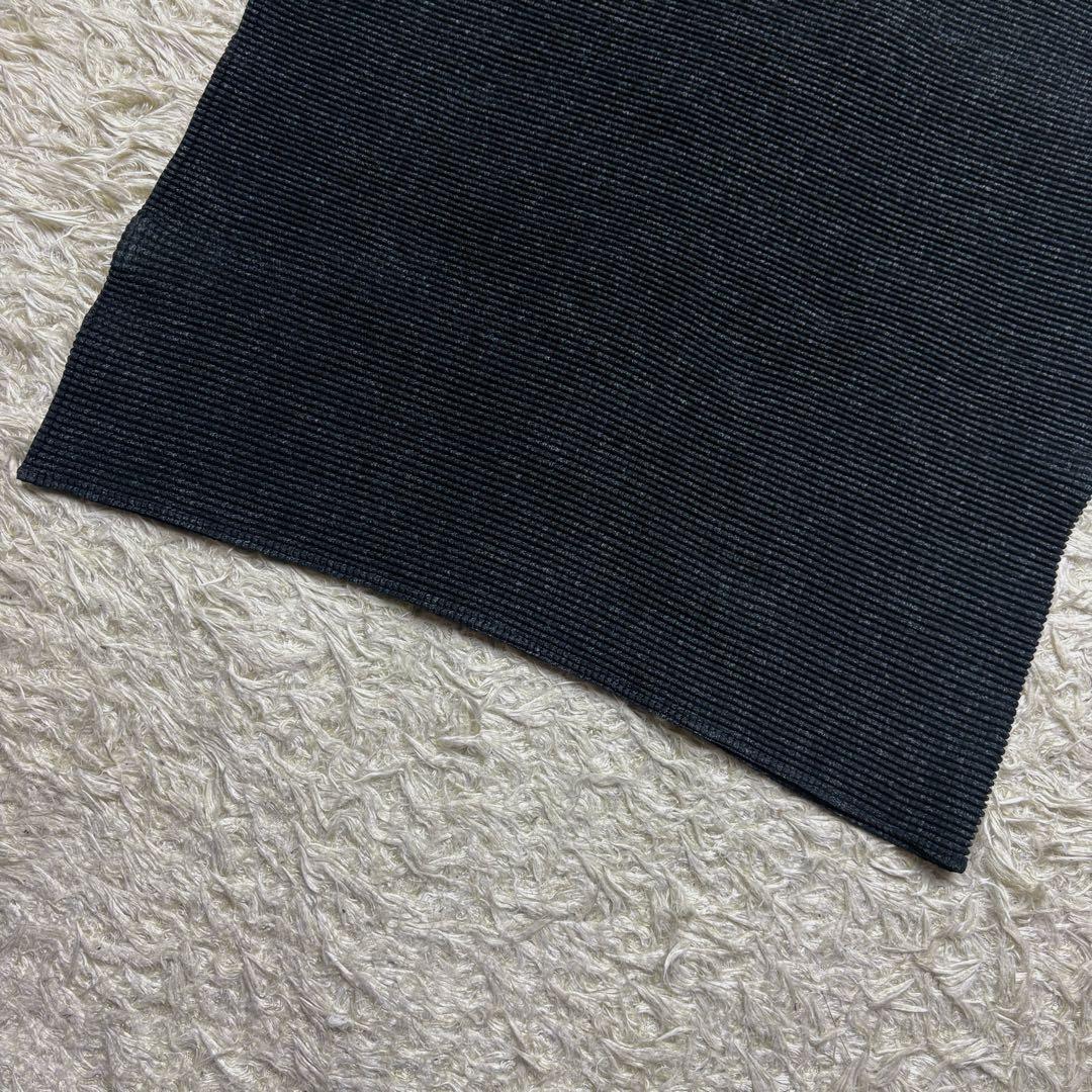 【極美品】イッセイミヤケ PLEATS(T.) ハイネック Lサイズ カットソー