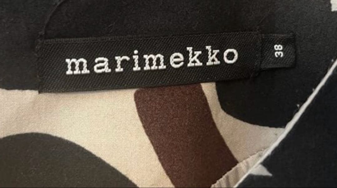 再値下げ中marimekko マリメッコ　ウニッコ　定番ワンピース　七分袖 38