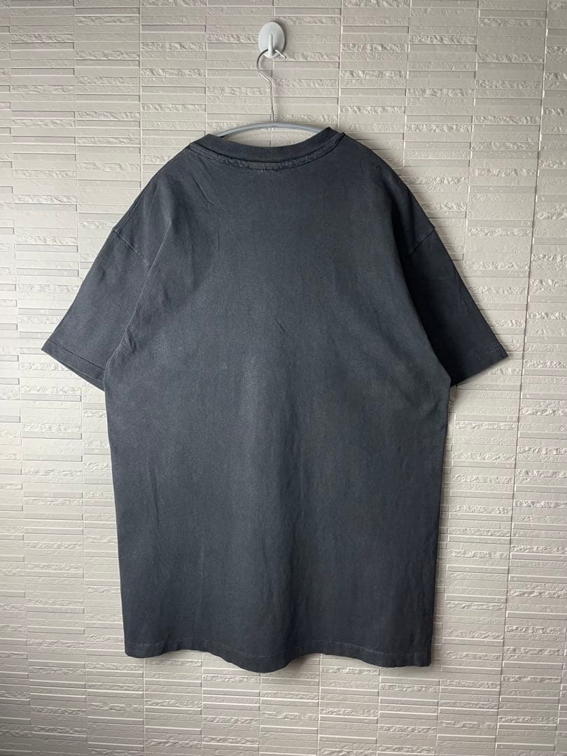 90s USA製ヴィンテージ　ヘインズ　シングルステッチ　無地tシャツ　ポケT