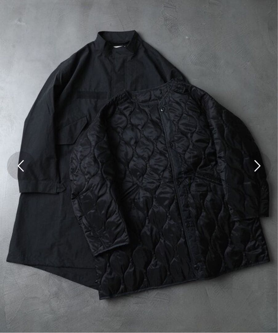FREAK'S STORE ブラック モッズコート XL