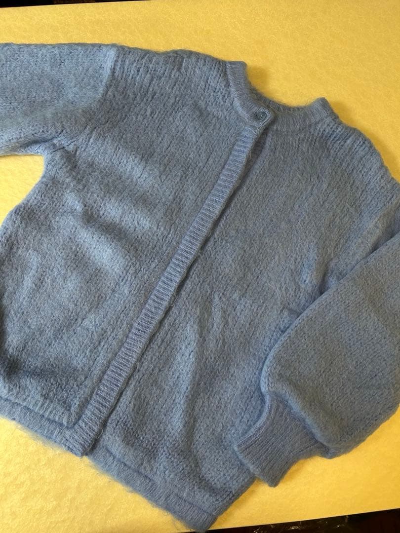 美品★ 2WAY MOHAIR SHAGGY KNIT