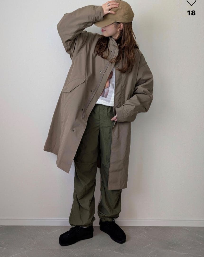 UNIQLOウインドプルーフ 2wayコート　Ｓ　ブラウン