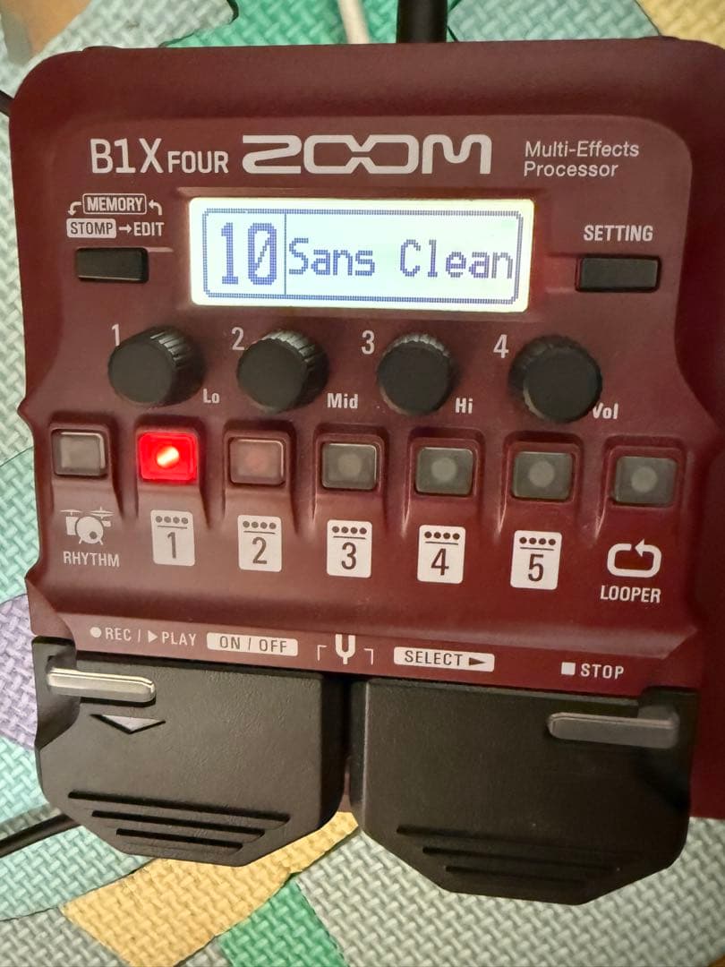 Zoom b1X four 公式アダプター付き