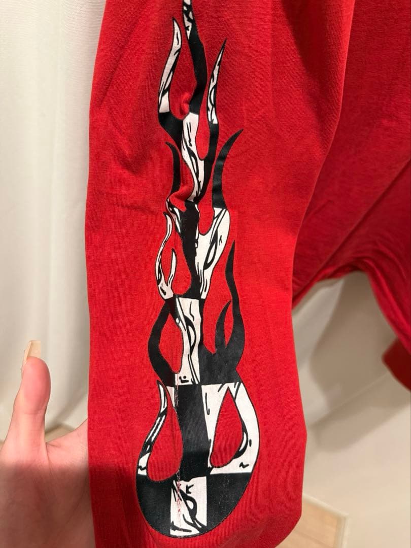 クロムハーツ Tシャツ 赤 XL