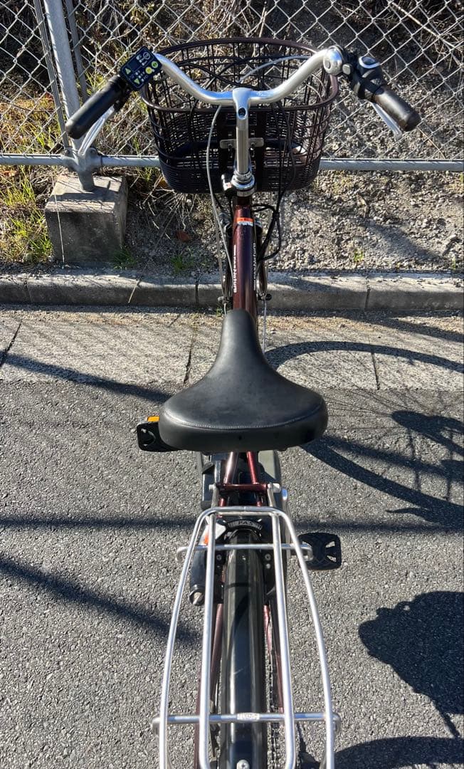 ヤマハPASナチュラ電動アシスト自転車タイヤ新品交換済26インチ整備済関東圏配送