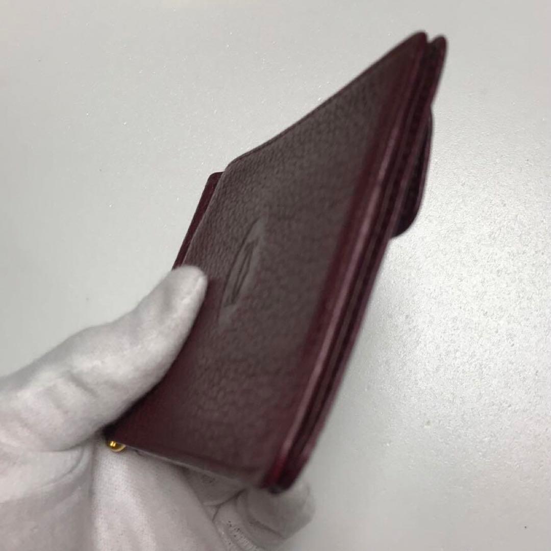 カルティエ　マネークリップ 二つ折り財布