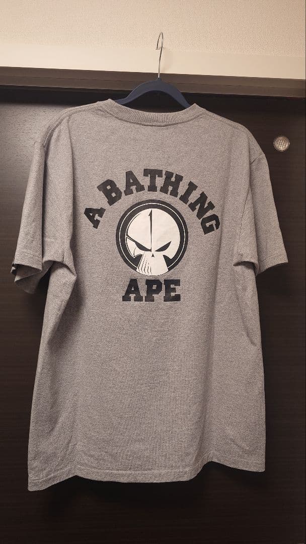 新品 NEIGHBORHOOD BAPE NBHD TEE GRAY L