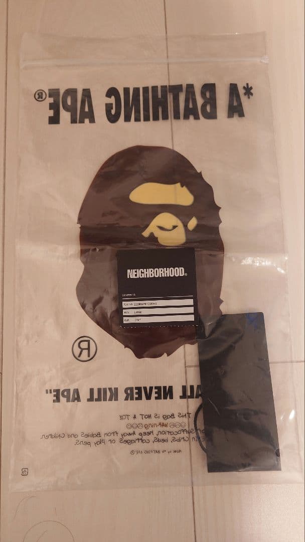 新品 NEIGHBORHOOD BAPE NBHD TEE GRAY L
