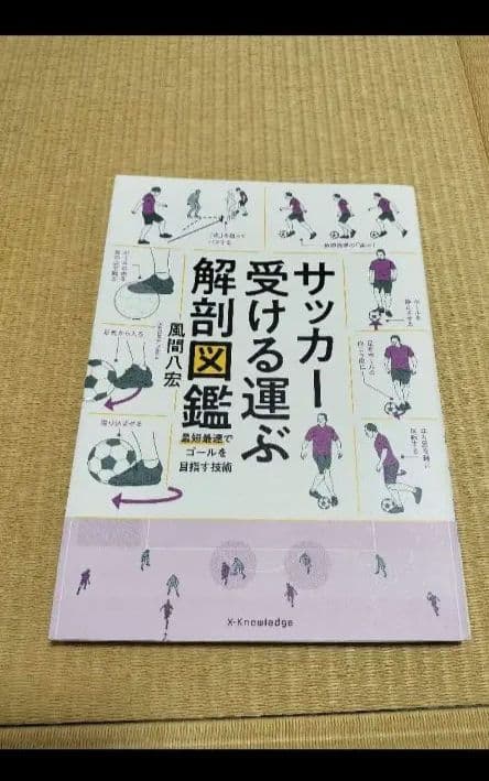 サッカー受ける運ぶ解剖図鑑　　サッカー止める蹴る解剖図鑑　中村憲剛dvd