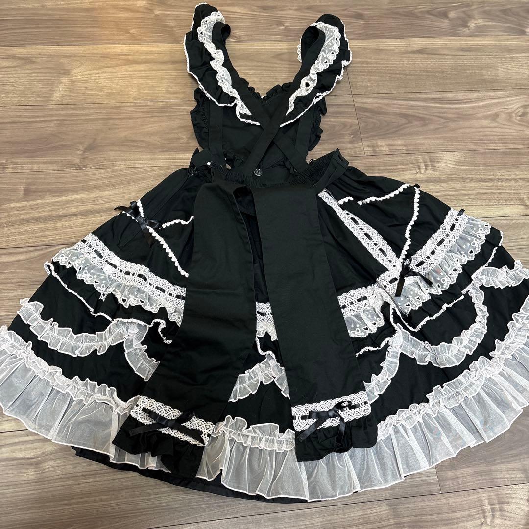m*4様 Heart胸あて付スカート　カチューシャ　セット　まとめ売り　JSK