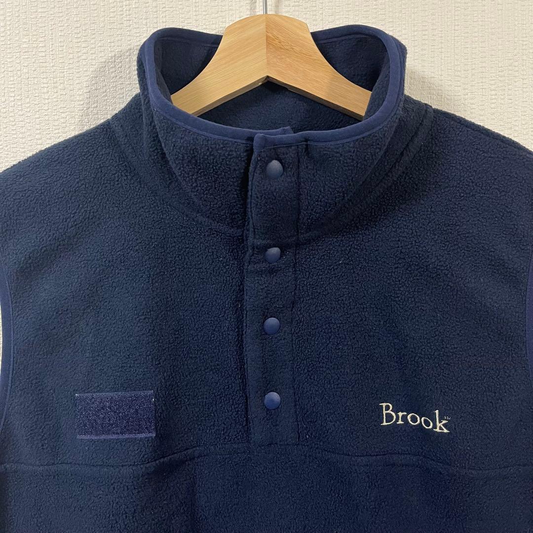 ブルック　Brook　フリースベスト　サイズ1　ネイビー　美品　2023AW