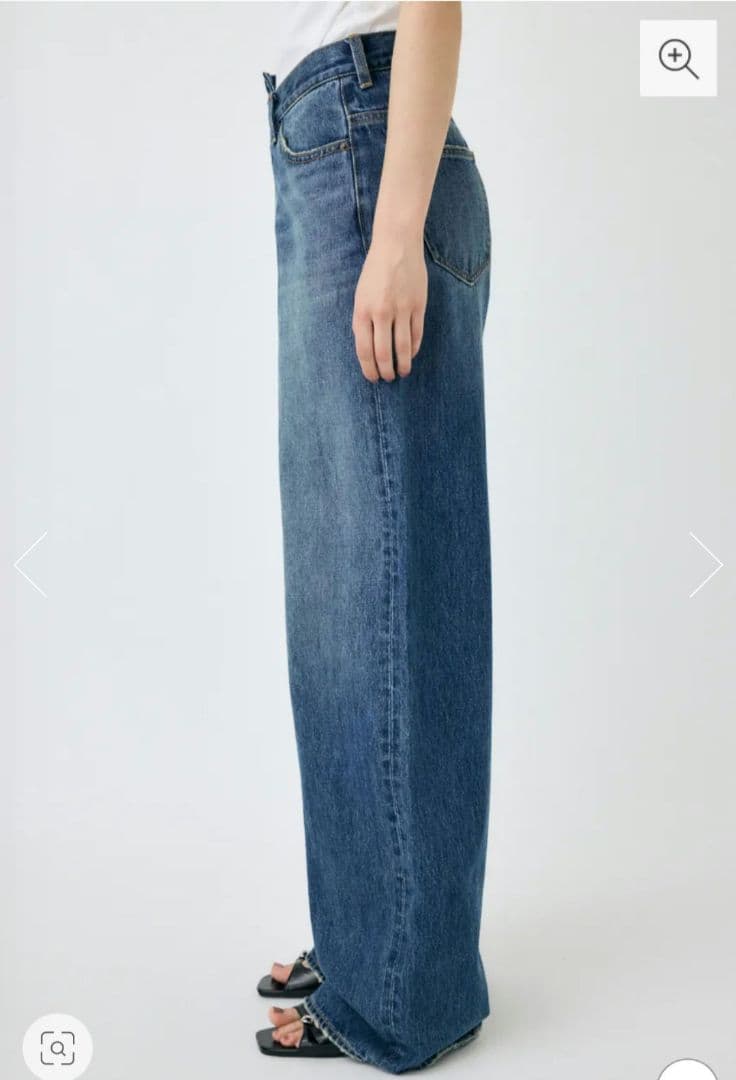 MOUSSY　CROSS WAIST WIDE ストレート
