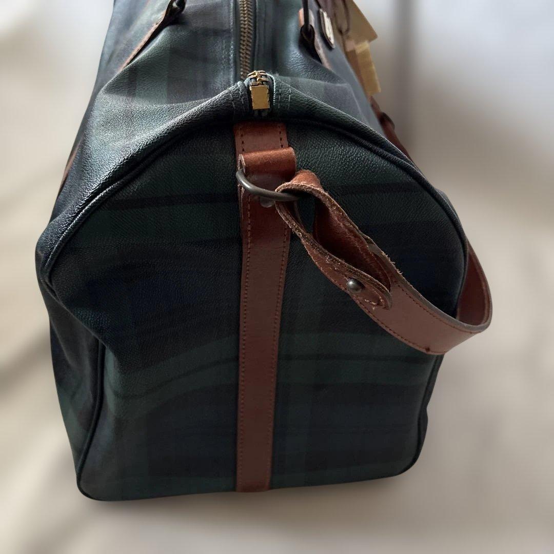 美品✨ラルフローレン ブラックウォッチ　2way ボストンバッグ　付属品